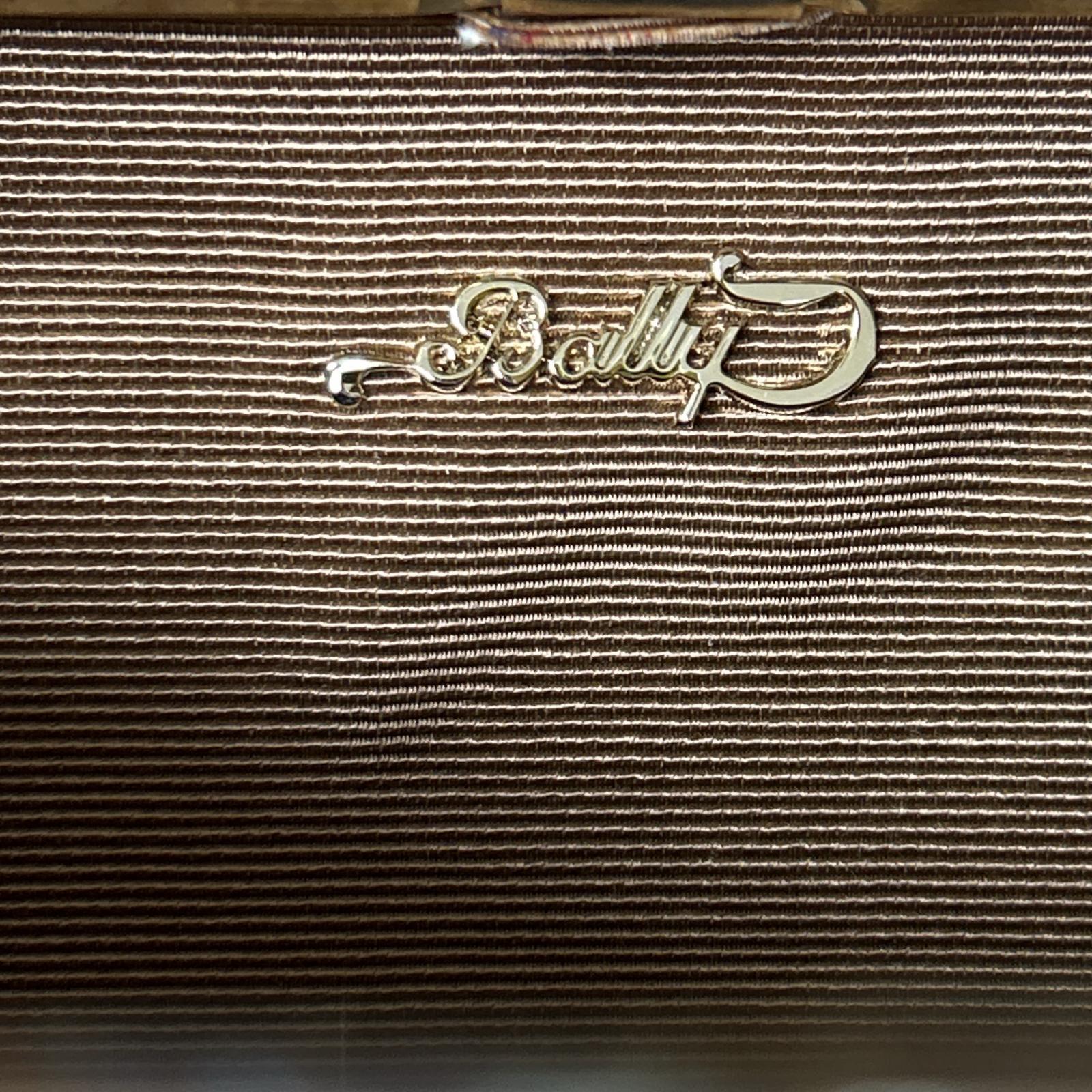 美品 バリー フローラル がま口 ゴールド スネーク チェーン ショルダーバッグ 肩掛け トート ハンド クラッチ レディース RRE CE27-10