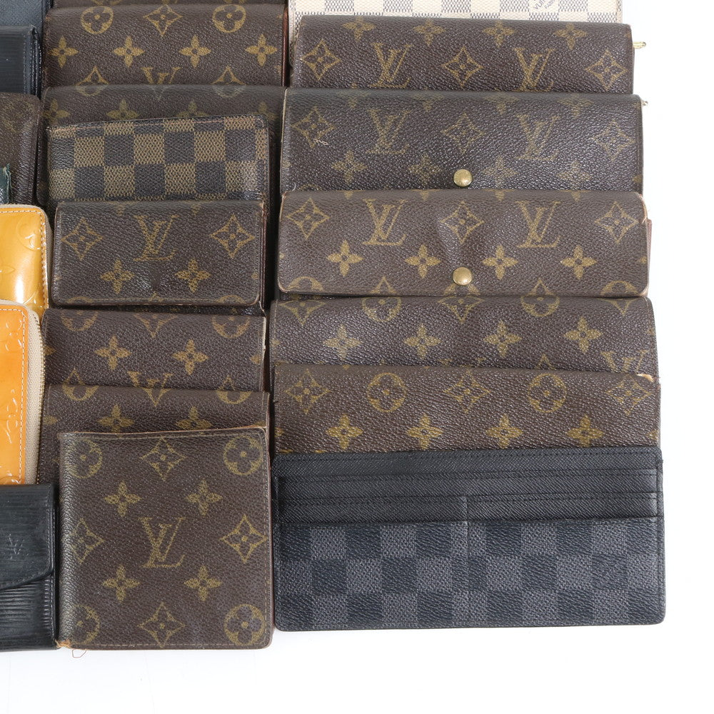 まとめ 45点 セット ルイヴィトン モノグラム ダミエ エピ レザー 長財布 二つ折り ウォレット キーケース EE DK1-1