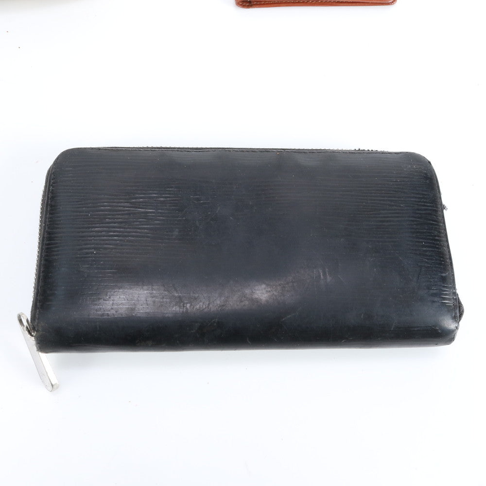 まとめ 3点 セット ルイヴィトン エピ ダミエ アズール ポーチ レザー 長財布 二つ折り ウォレット メンズ レディース RWM DQ28-3