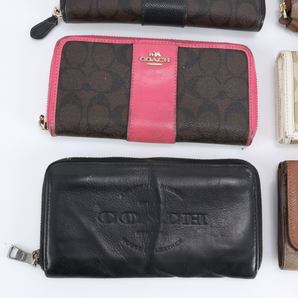 まとめ 10点 セット プラダ トリーバーチ コーチ キーケース レザー 長財布 三つ折り ウォレット レディース REM DR23-9