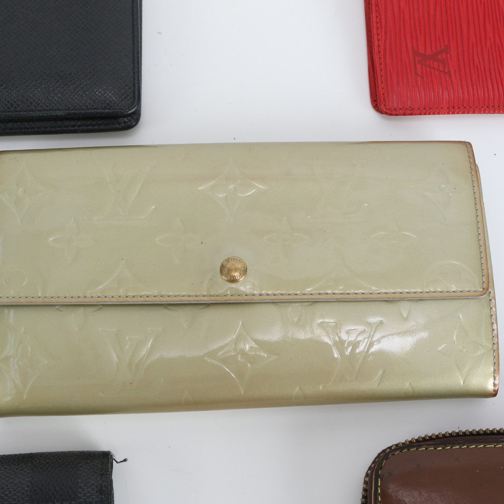 まとめ 5点 セット ルイヴィトン ヴェルニ ダミエ エピ レザー 長財布 二つ折り ウォレット キーケース RRR DS45-5