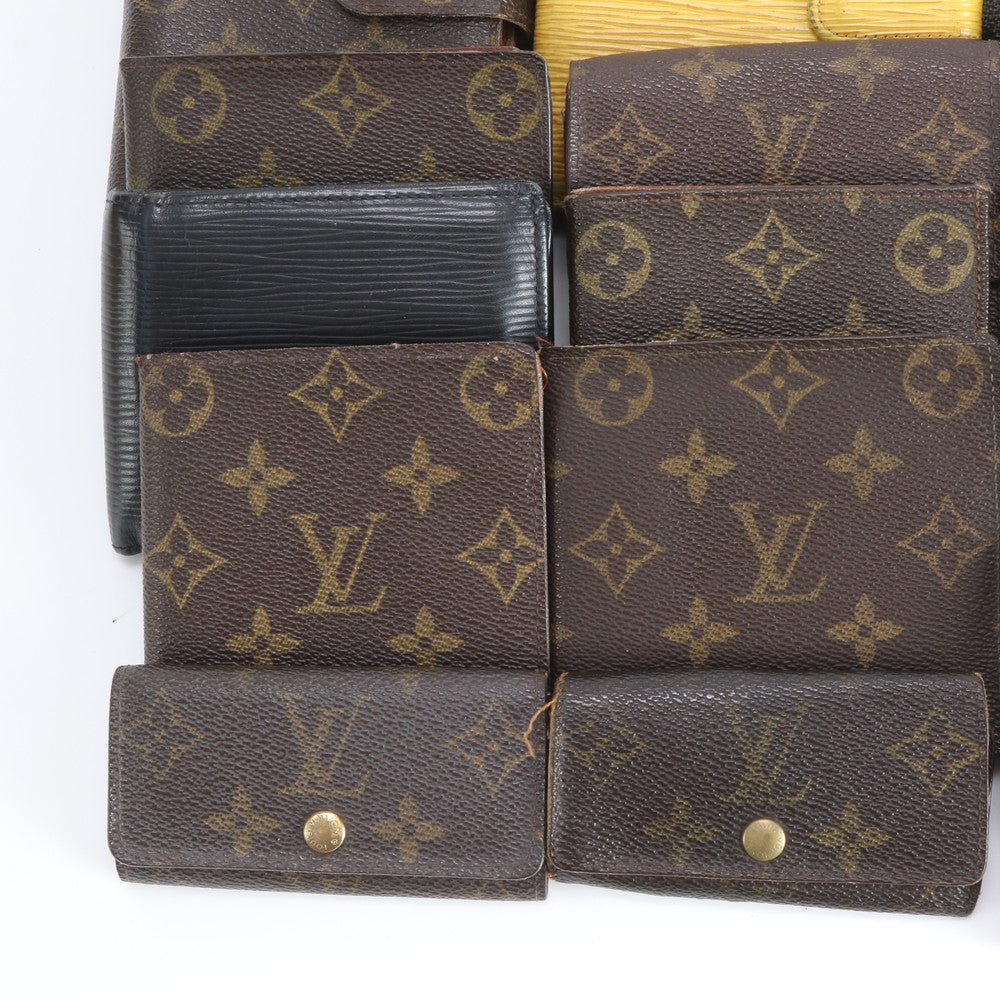 まとめ 19点 セット ルイヴィトン モノグラム ダミエ エピ レザー 長財布 二つ折り ウォレット キーケース RRR DS45-7
