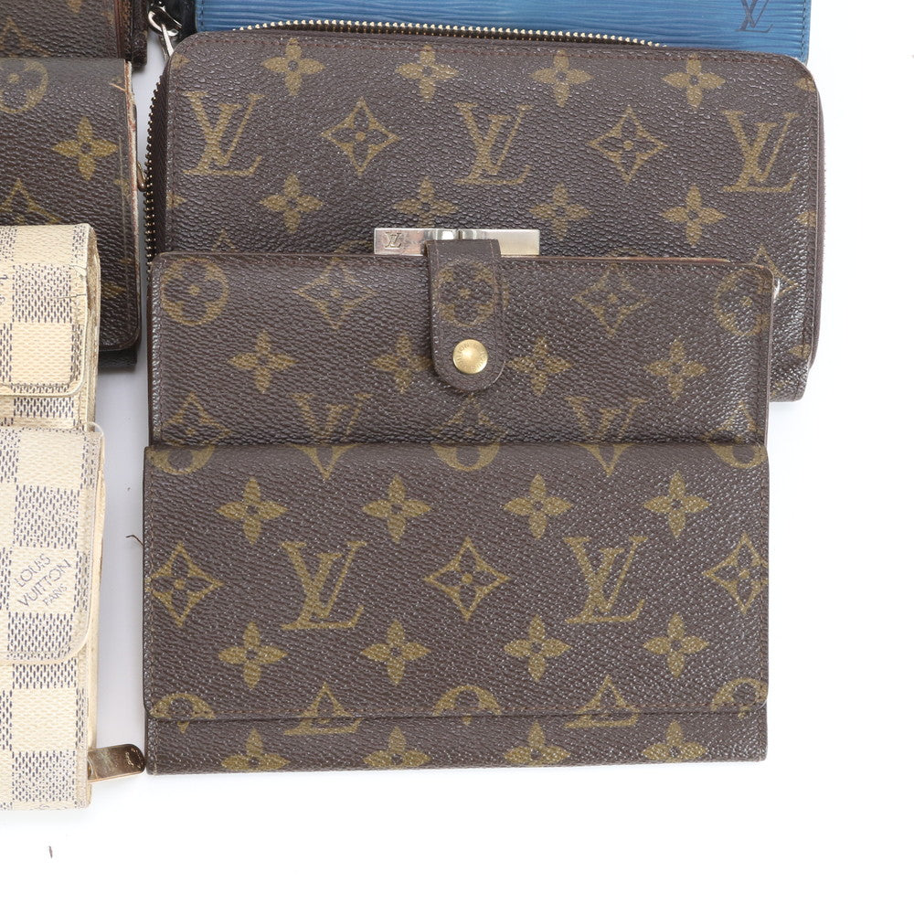 まとめ 14点 セット ルイヴィトン モノグラム ダミエ エピ レザー 長財布 二つ折り ウォレット キーケース RRE DS45-1