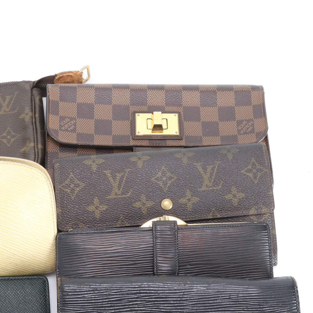 まとめ 18点 セット ルイヴィトン モノグラム ダミエ エピ レザー 長財布 二つ折り ウォレット キーケース RRE DS45-3