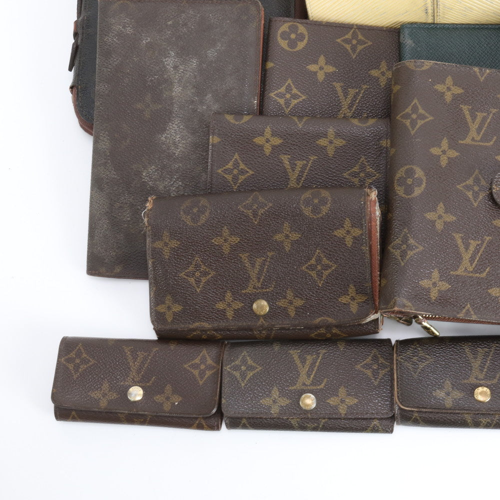 まとめ 18点 セット ルイヴィトン モノグラム ダミエ エピ レザー 長財布 二つ折り ウォレット キーケース RRE DS45-3
