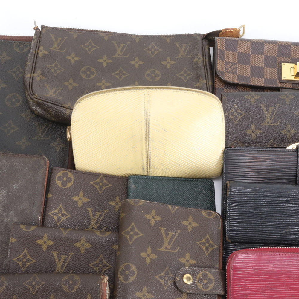 まとめ 18点 セット ルイヴィトン モノグラム ダミエ エピ レザー 長財布 二つ折り ウォレット キーケース RRE DS45-3