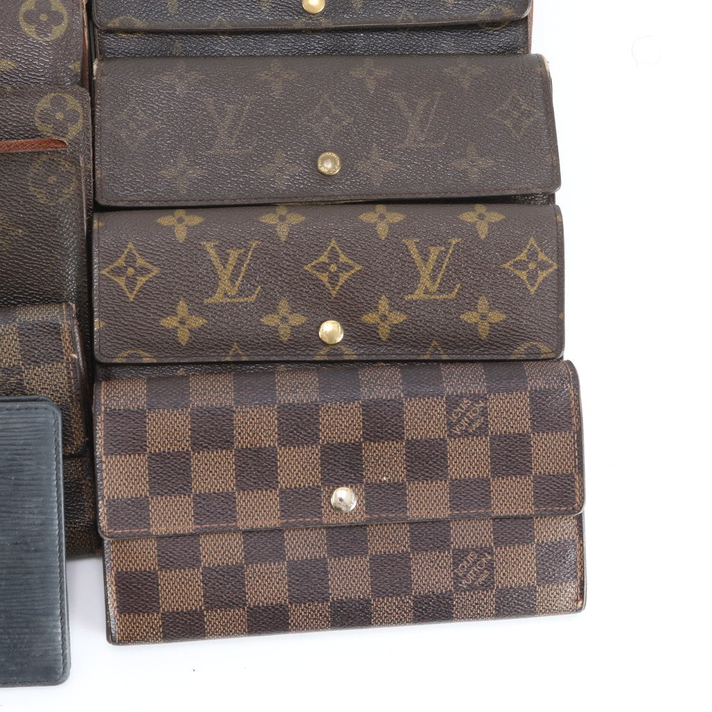 まとめ 24点 セット ルイヴィトン モノグラム ダミエ エピ レザー 長財布 二つ折り ウォレット キーケース RRE DS45-4