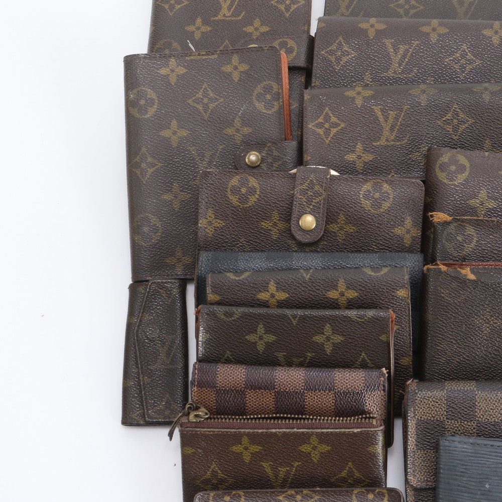 まとめ 24点 セット ルイヴィトン モノグラム ダミエ エピ レザー 長財布 二つ折り ウォレット キーケース RRE DS45-4
