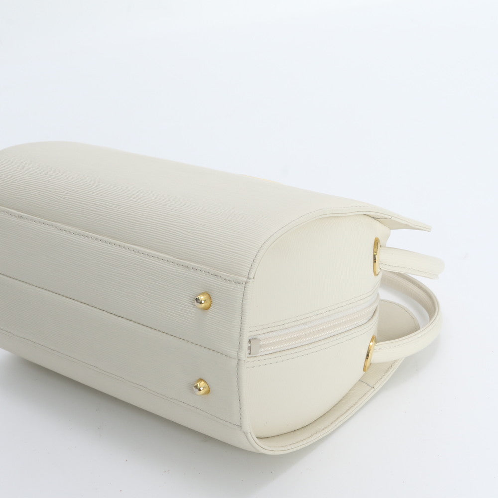 美品 ハナエモリ レザー ハンドバッグ トート トップハンドル ゴールド 金具 レディース RWE DT60-3