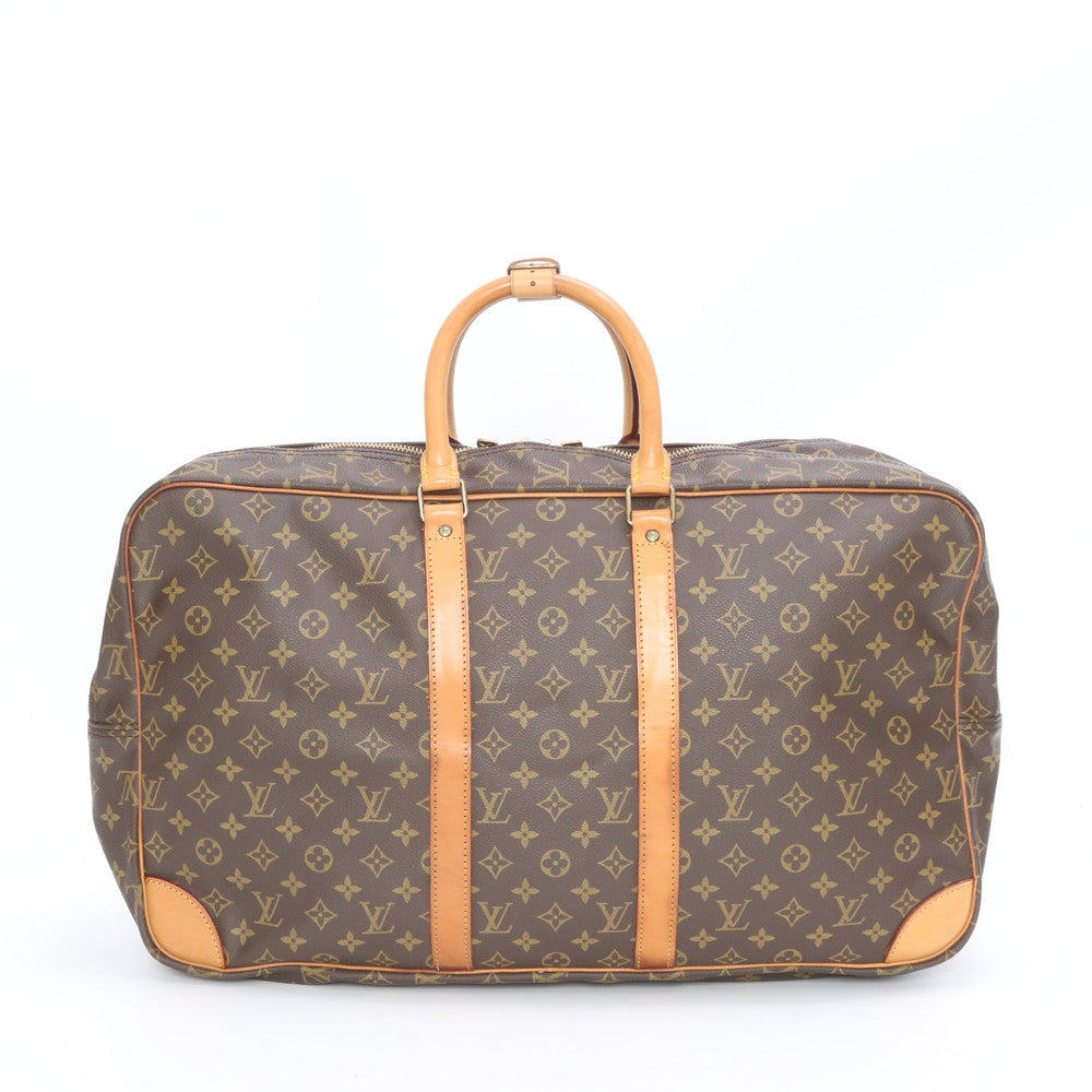 美品 ルイヴィトン モノグラム サック トロワポッシュ M41375 レザー ボストン バッグ 出張 旅行 トート トラベル メンズ RWE DT49-4