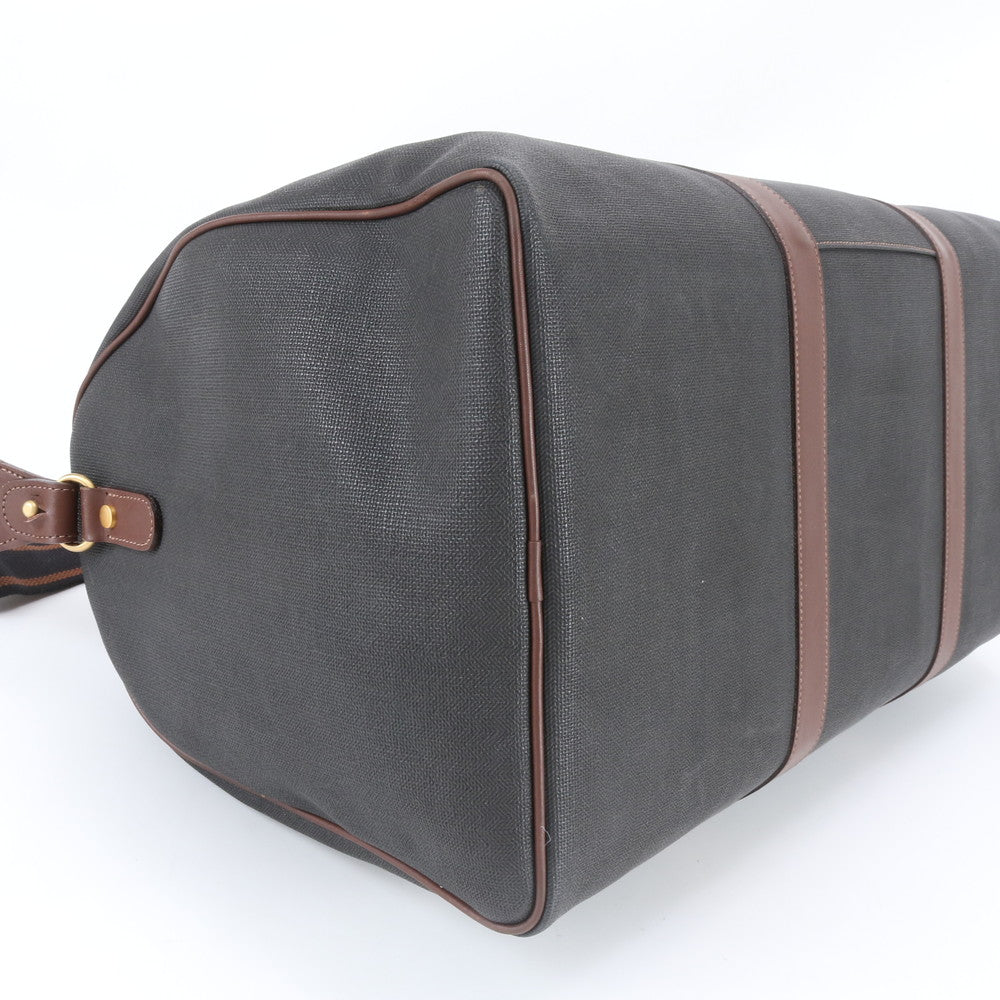 美品 ダンヒル レザー 2WAY ボストン バッグ 斜め掛け ショルダー 出張 旅行 トート ブラック ブラウン メンズ RWE DV62-7