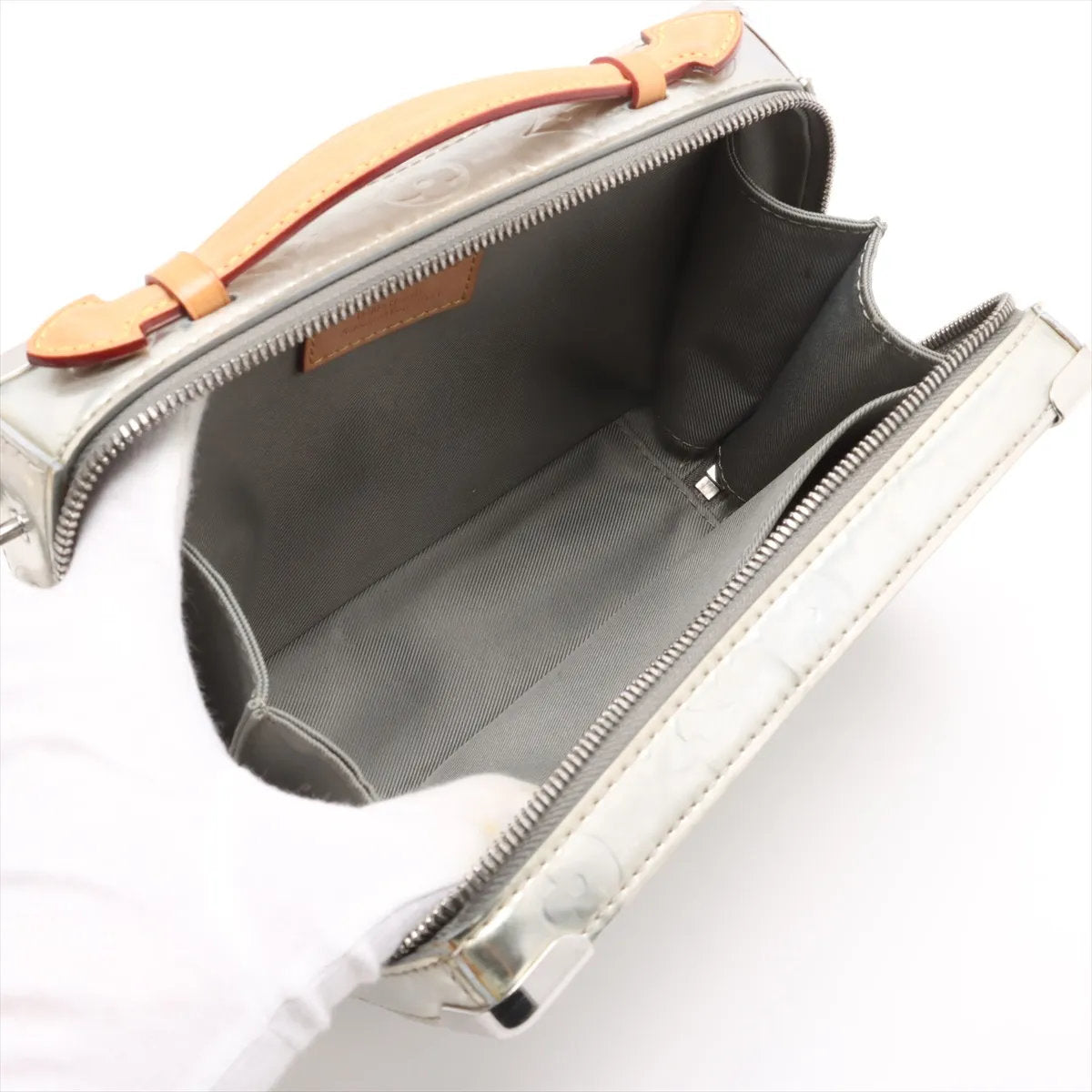 美品 ルイヴィトン モノグラム ミラー ハンドル ソフトトランク M45885 2WAY ショルダーバッグ 斜め掛け レディース MMM DF56-6