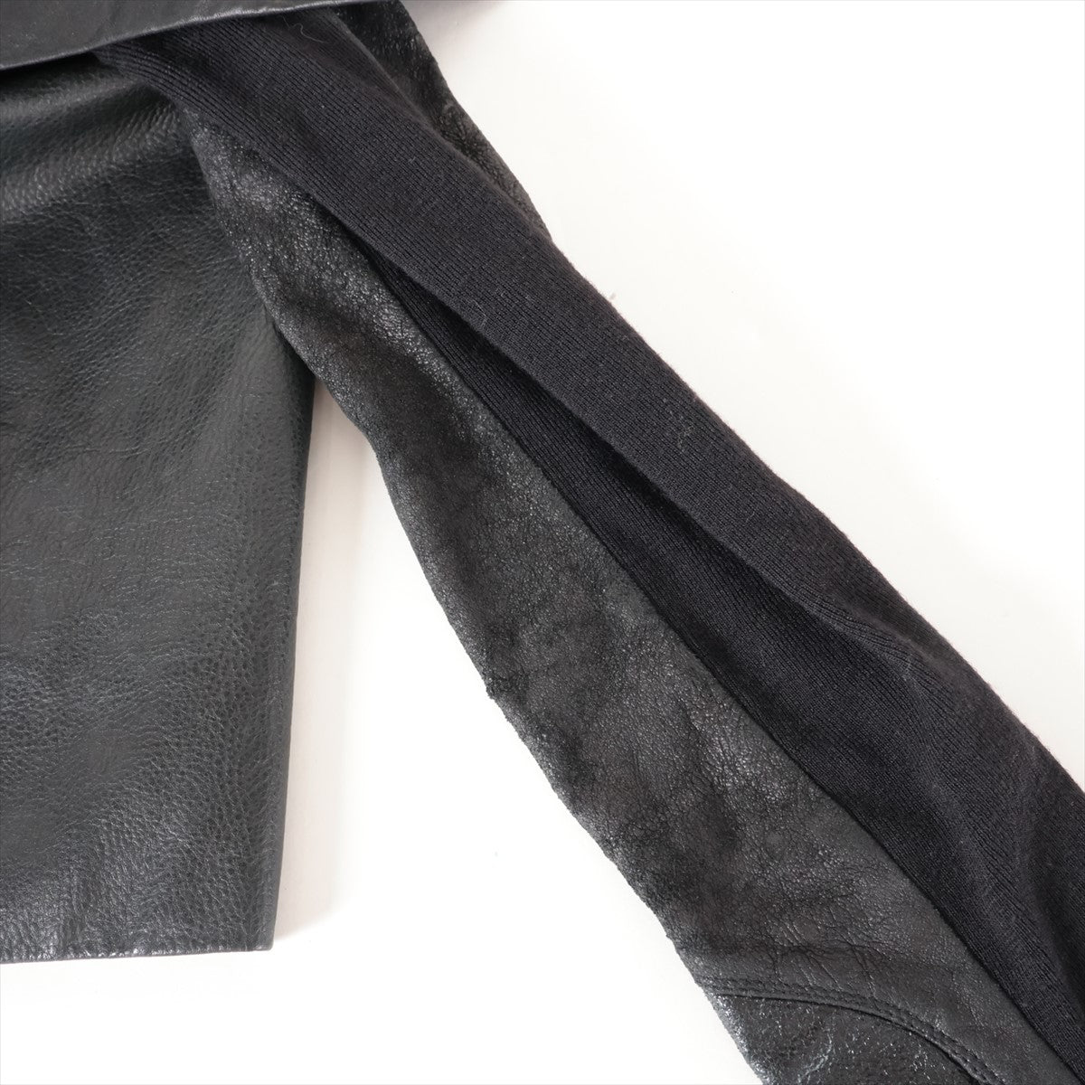 美品 リックオウエンス レザー ジャケット ブラック 黒 IT38 ファッション 洋服 アウター 上着 羽織 レディース MMM BS32-19