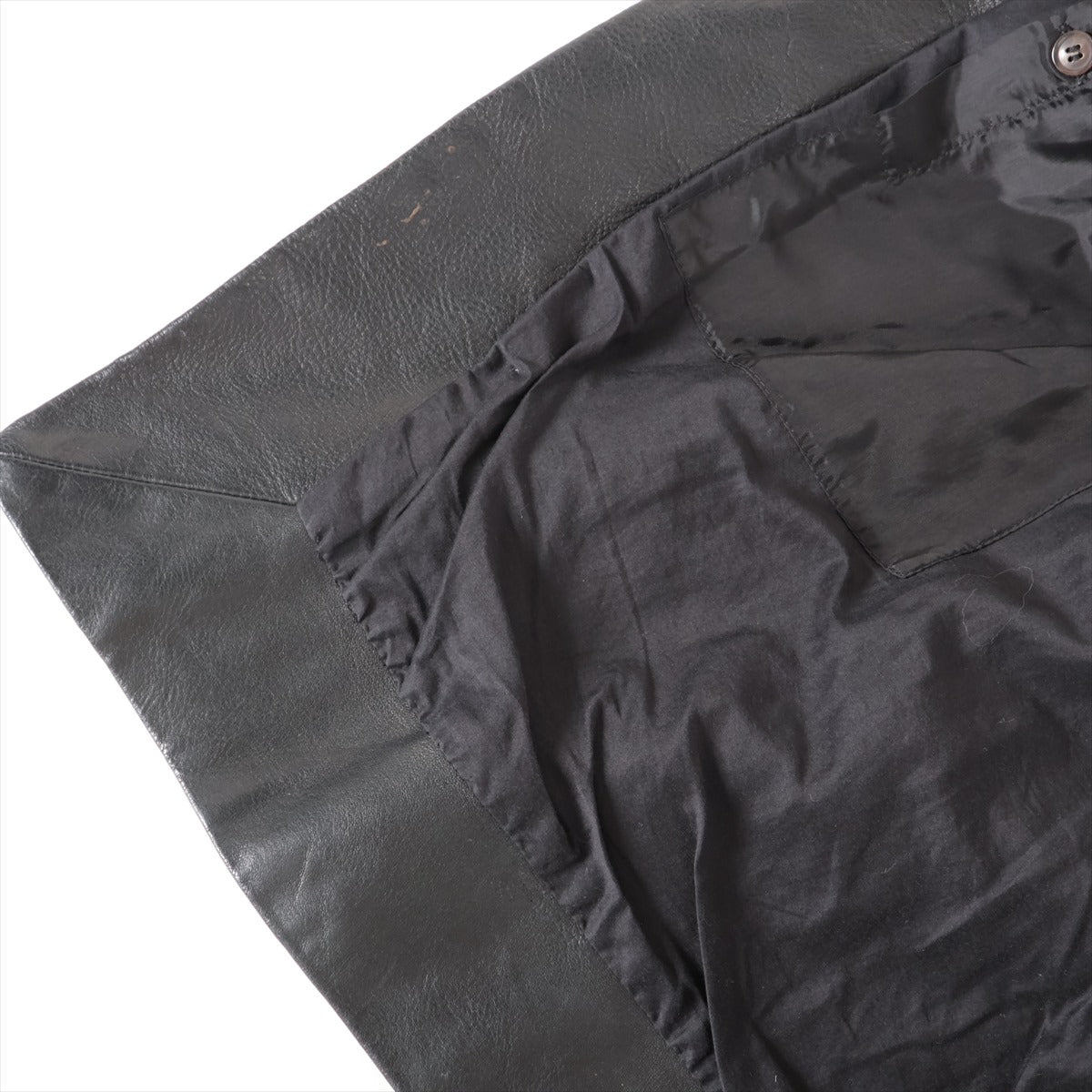 美品 リックオウエンス レザー ジャケット ブラック 黒 IT38 ファッション 洋服 アウター 上着 羽織 レディース MMM BS32-19