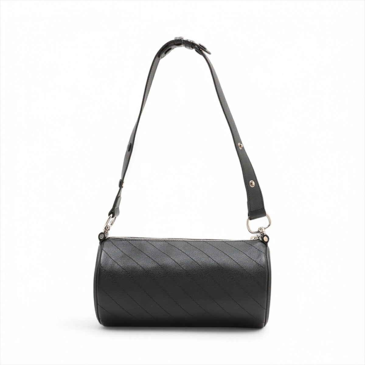 新品同様 グッチ ブロンディ 760169 レザー ショルダーバッグ 肩掛け トート ハンド 本革 ブラック 黒 レディース MMM BX50-66