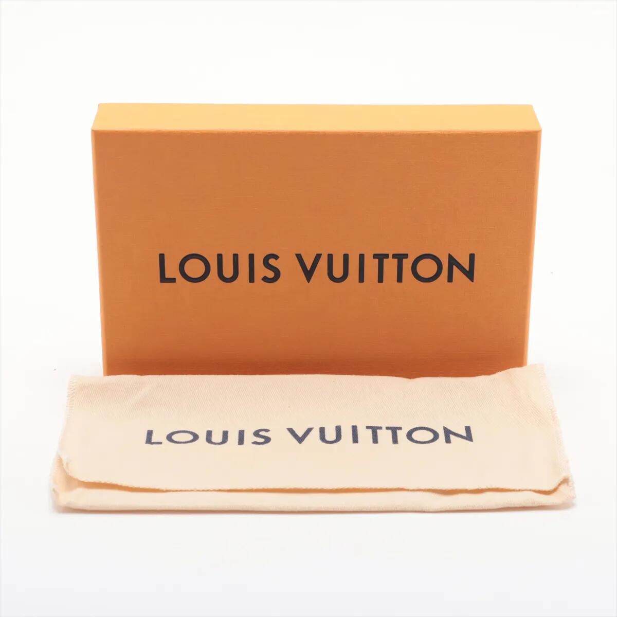 美品 ルイヴィトン ダミエ グラフィット ポルトフォイユ ブラザ N64438 レザー 長財布 二つ折り ウォレット メンズ MMM CE50-6