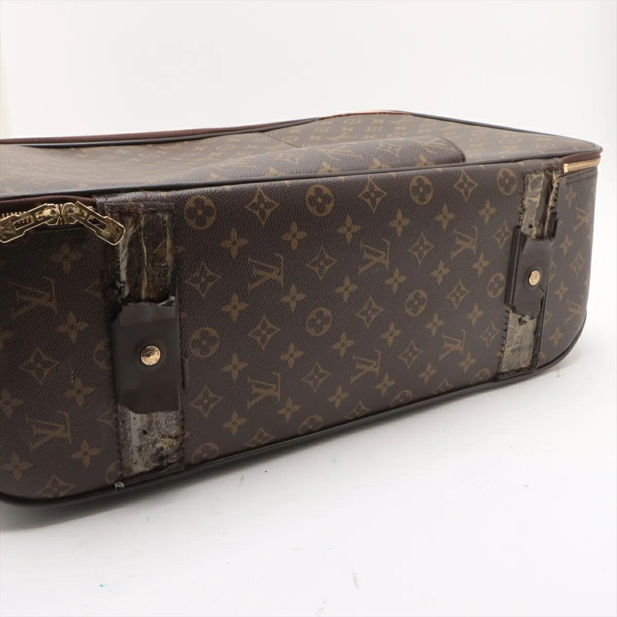 美品 ルイヴィトン モノグラム ペガス 55 M23294 レザー スーツケース キャリーケース バッグ 出張 旅行 メンズ MMM CF50-27