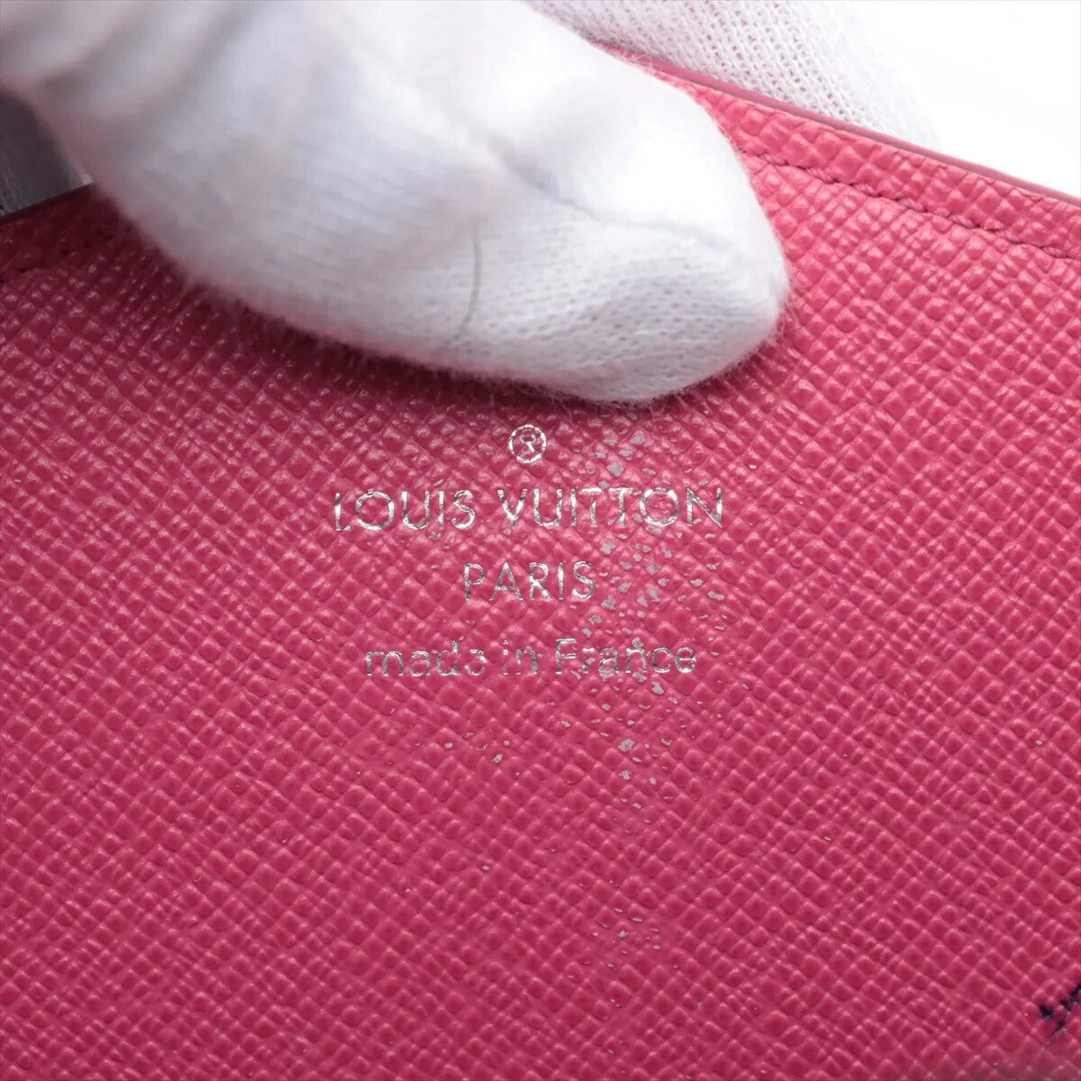 美品 ルイヴィトン エピ ポルトフォイユ サラ ノワール ホットピンク M64322 レザー 長財布 ウォレット レディース MMM CF50-11