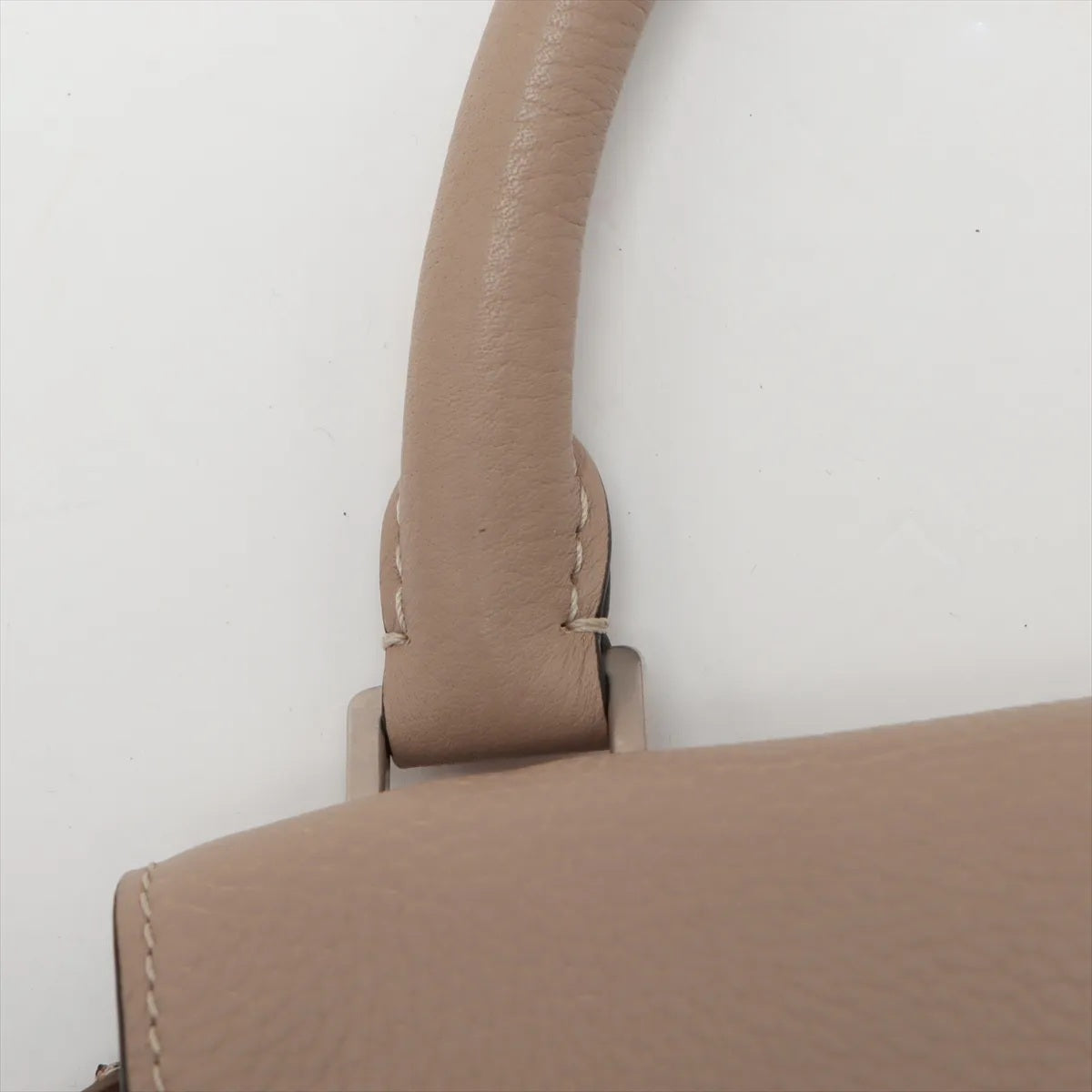 美品 セリーヌ トラペーズ ベージュ 肩掛け レザー 2WAY ハンドバッグ トート ショルダー 本革 レディース MMM CN50-11