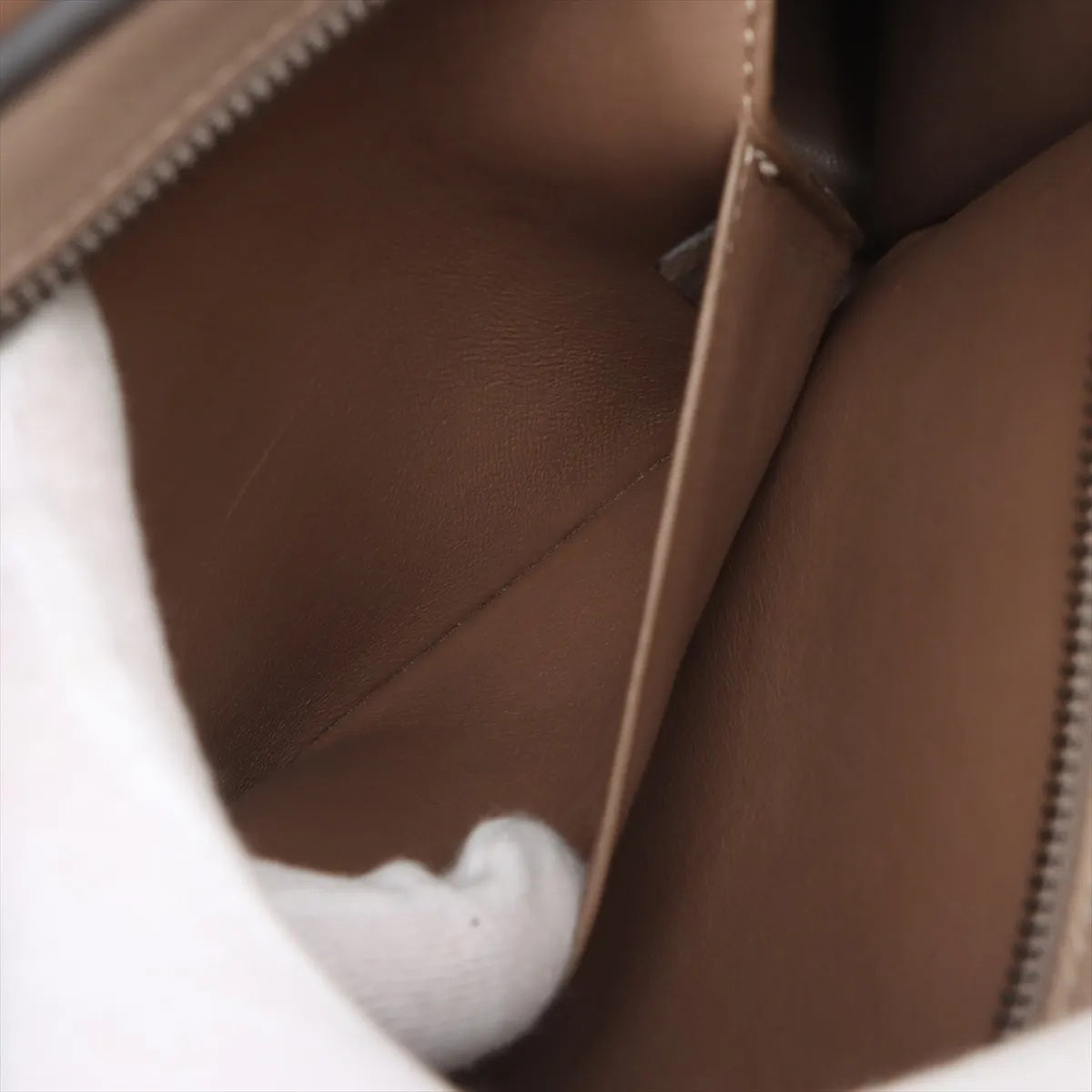 美品 セリーヌ トラペーズ ベージュ 肩掛け レザー 2WAY ハンドバッグ トート ショルダー 本革 レディース MMM CN50-11