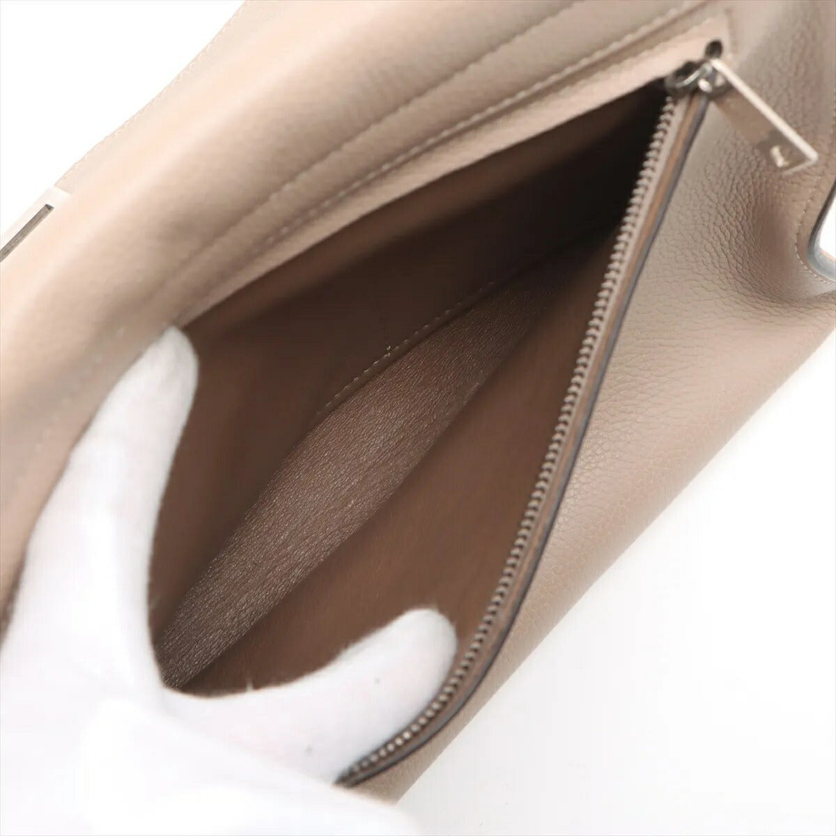 美品 セリーヌ トラペーズ ベージュ 肩掛け レザー 2WAY ハンドバッグ トート ショルダー 本革 レディース MMM CN50-11