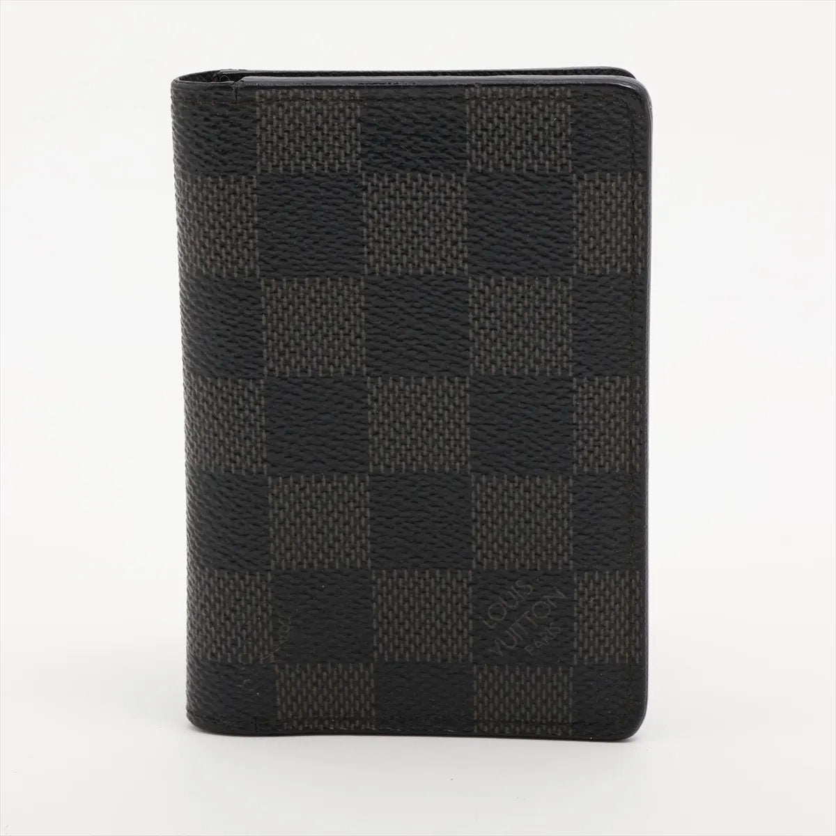 美品 ルイヴィトン ダミエ グラフィット オーガナイザー ドゥ ポッシュ レザー パスケース メンズ MMM CP50-7