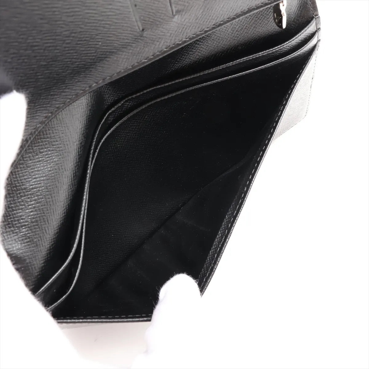 美品 ルイヴィトン ダミエ グラフィット ポルトフォイユ ブラザ N62665 レザー 長財布 二つ折り ウォレット メンズ MMM CP50-6