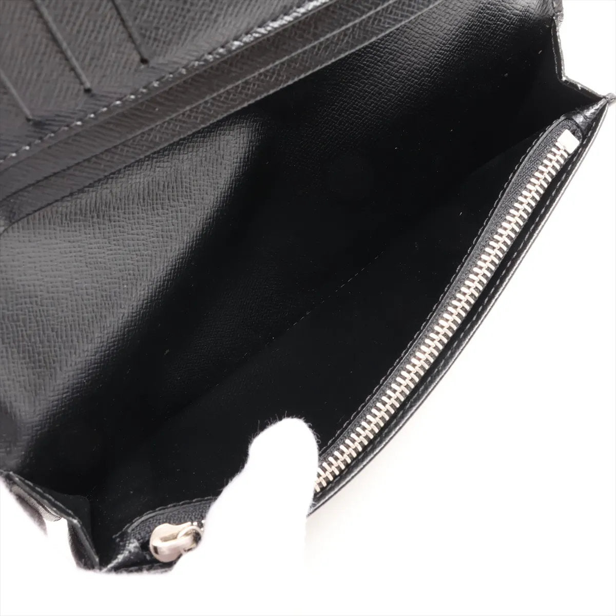 美品 ルイヴィトン ダミエ グラフィット ポルトフォイユ ブラザ N62665 レザー 長財布 二つ折り ウォレット メンズ MMM CP50-6