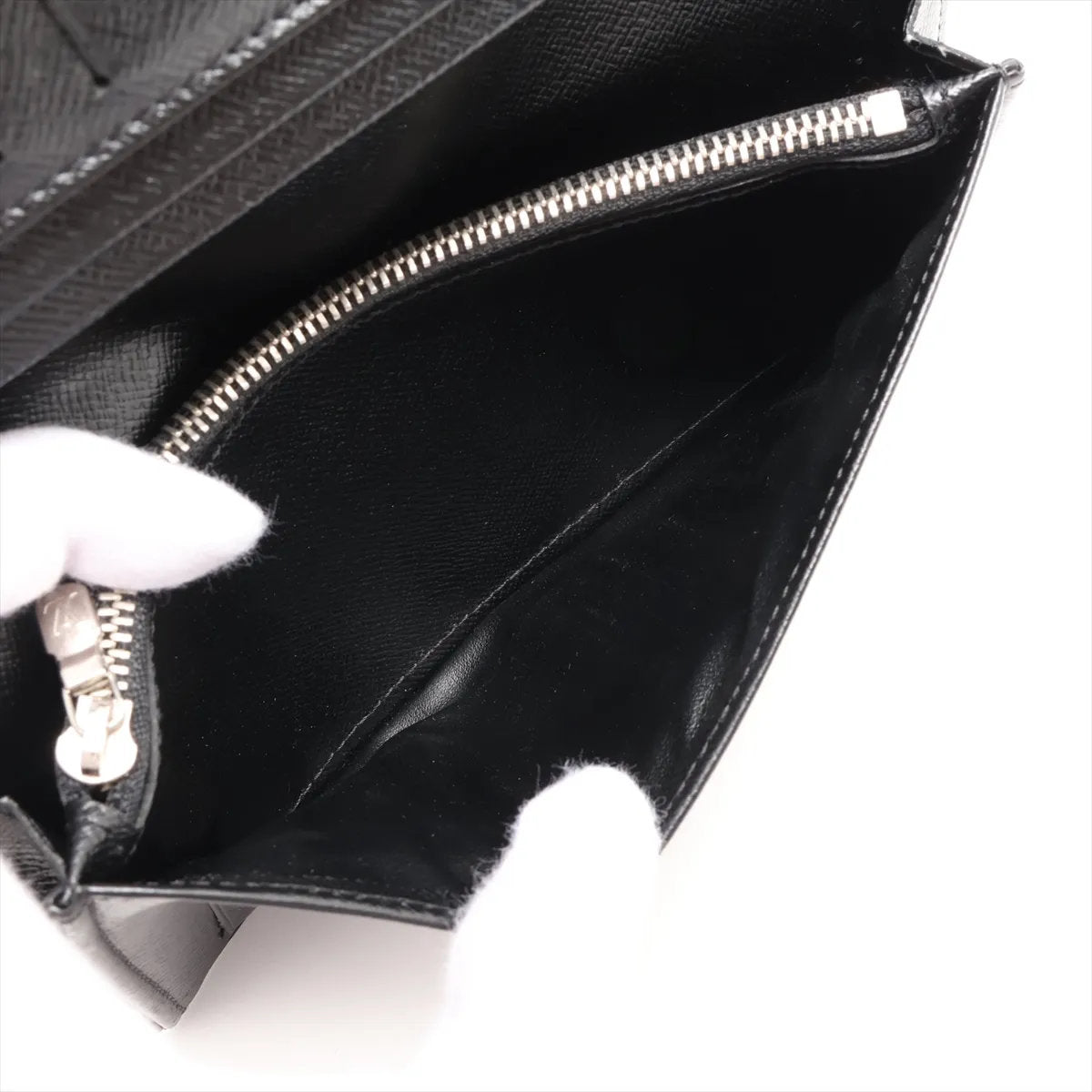 美品 ルイヴィトン ダミエ グラフィット ポルトフォイユ ブラザ N62665 レザー 長財布 二つ折り ウォレット メンズ MMM CP50-6