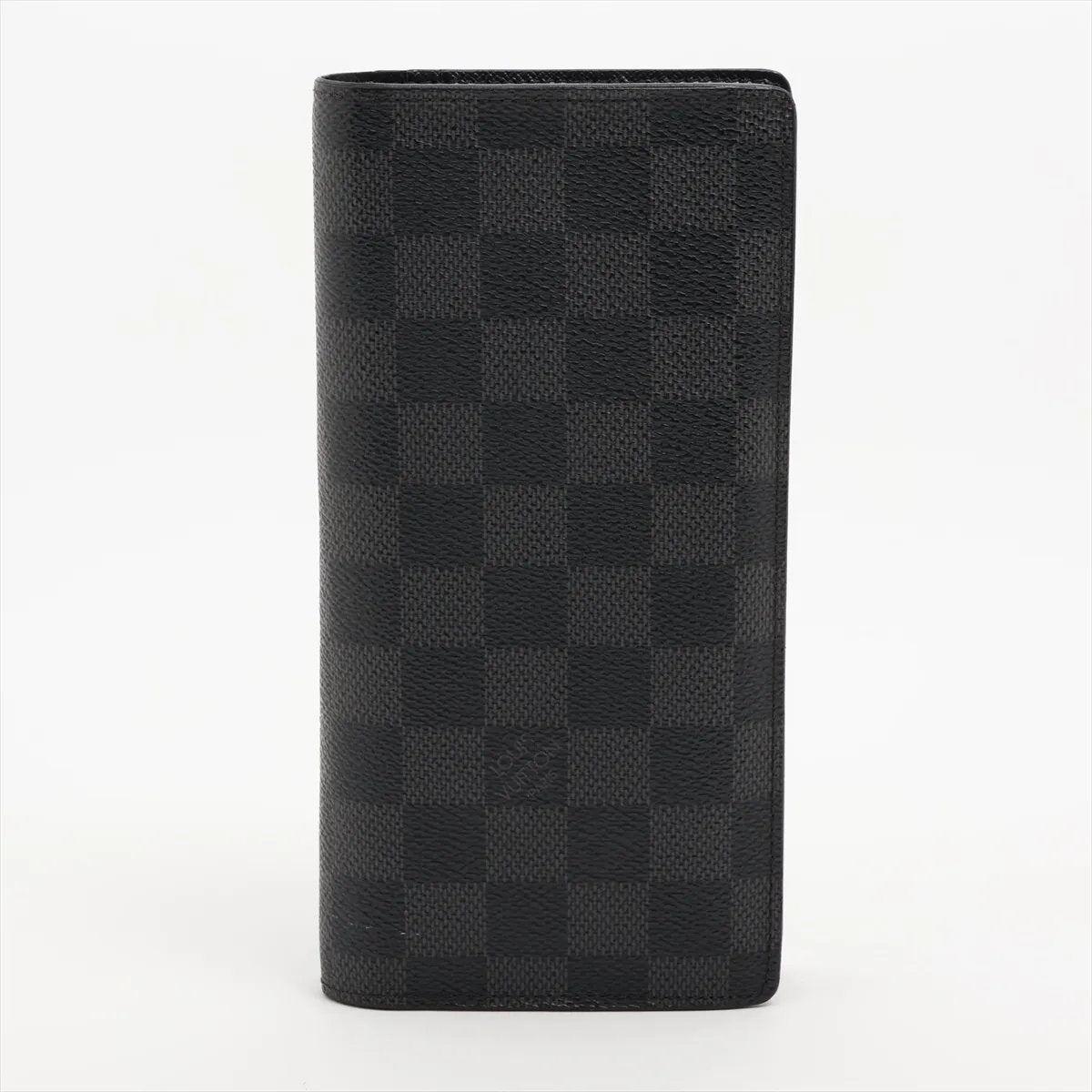 美品 ルイヴィトン ダミエ グラフィット ポルトフォイユ ブラザ N62665 レザー 長財布 二つ折り ウォレット メンズ MMM CP50-6