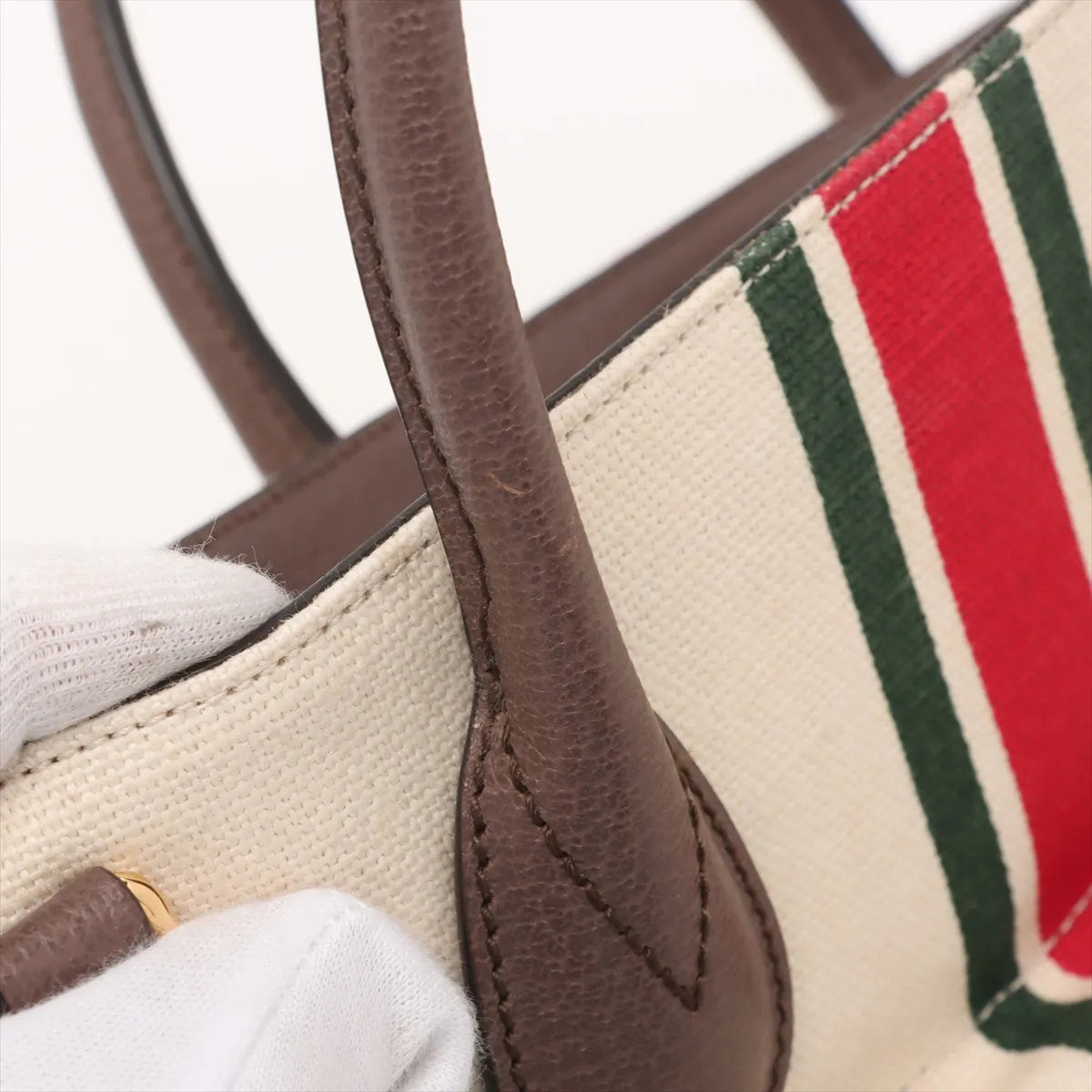 極美品 グッチ シェリー ライン フォールダブル キャンバス 2WAY トート バッグ 657422 ショルダー A4 メンズ MMM CQ50-10