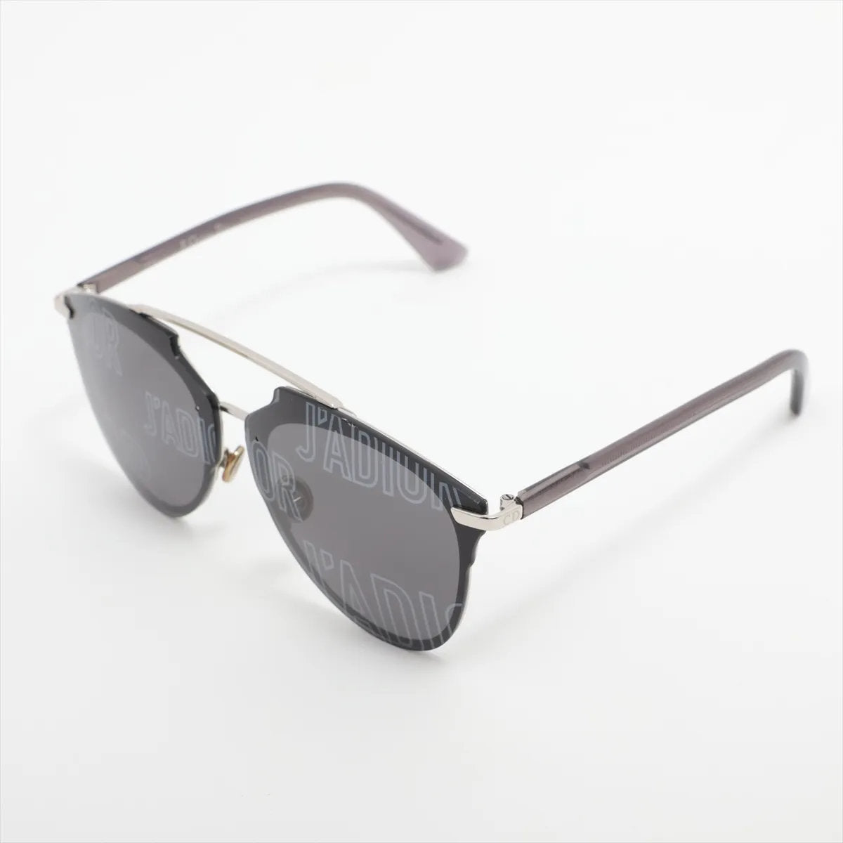 美品 クリスチャン ディオール メタル シルバー アイウェア 眼鏡 サングラス メンズ レディース MMM CP51-1