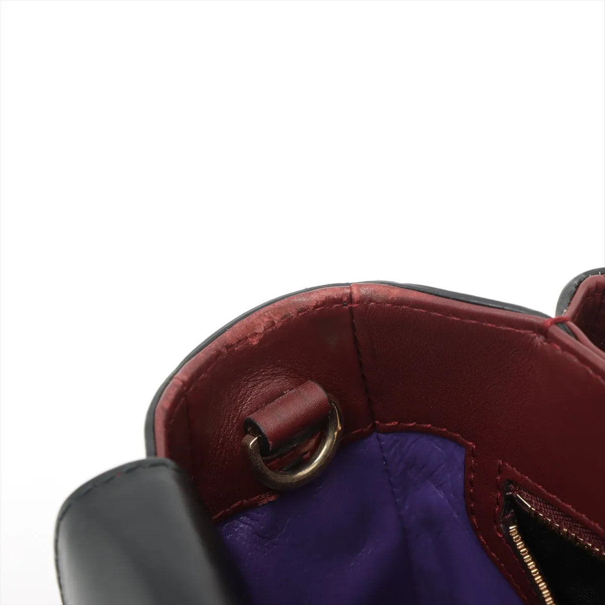 美品 ブルガリ セルペンティ ヴァイパー レザー 2WAY ハンドバッグ 斜め掛け ショルダー ボルドー レディース MMM CS50-5