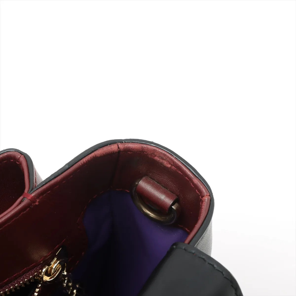 美品 ブルガリ セルペンティ ヴァイパー レザー 2WAY ハンドバッグ 斜め掛け ショルダー ボルドー レディース MMM CS50-5