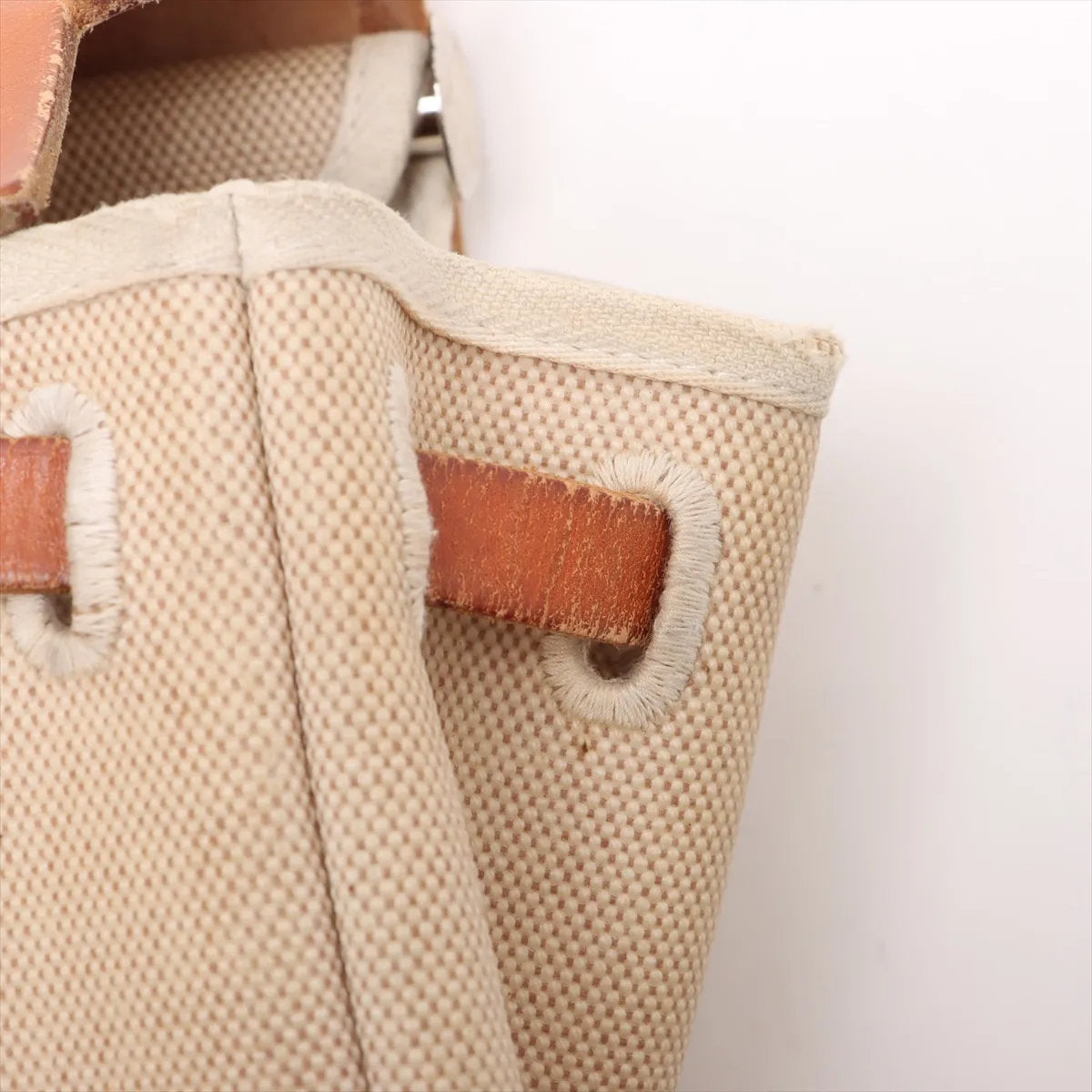 美品 エルメス エールバッグ アド PM トワルアッシュ レザー 2WAY トート バッグ 通勤 リュック メンズ レディース MMM CR51-7