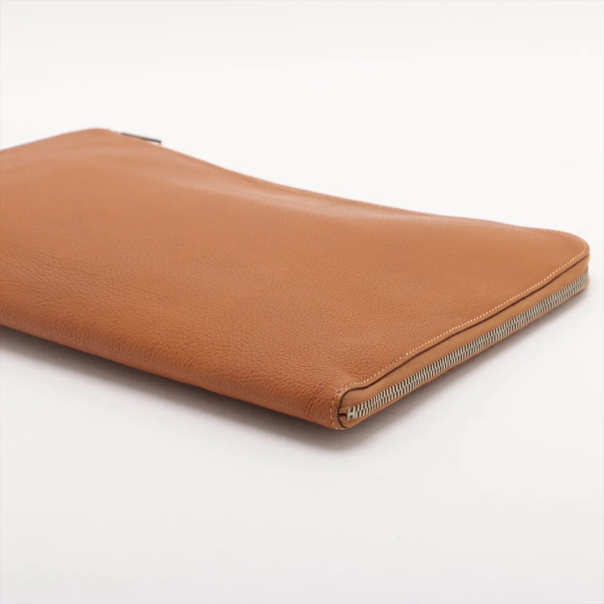 美品 エルメス Z 刻印 ヴォーバレニアフォーブル レザー セカンドバッグ クラッチ ポーチ 通勤 A4 メンズ レディース MMM CS50-9