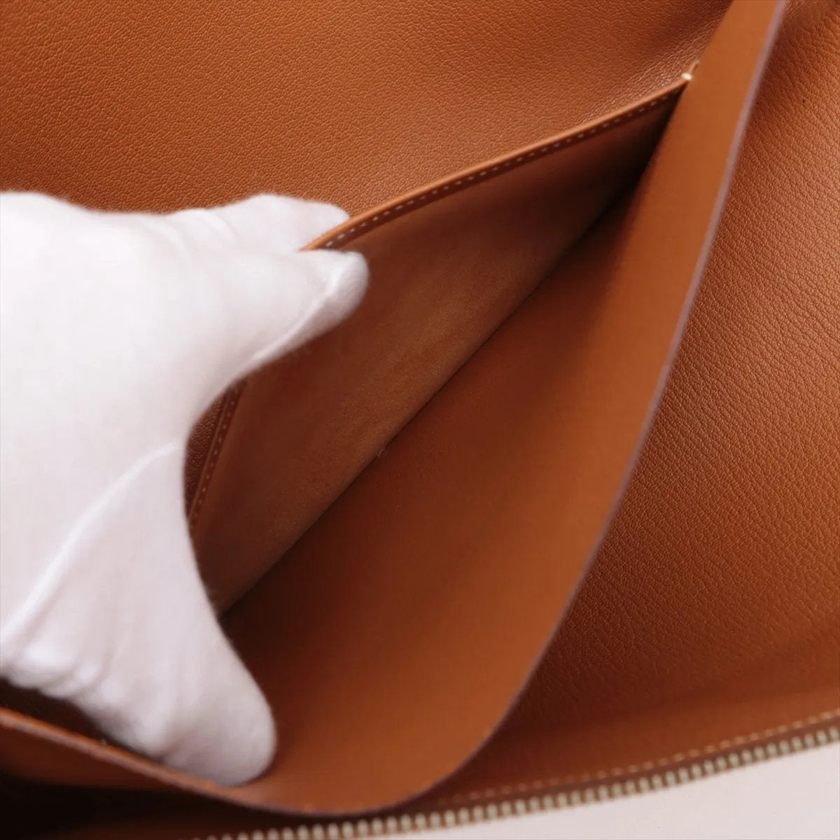 美品 エルメス Z 刻印 ヴォーバレニアフォーブル レザー セカンドバッグ クラッチ ポーチ 通勤 A4 メンズ レディース MMM CS50-9