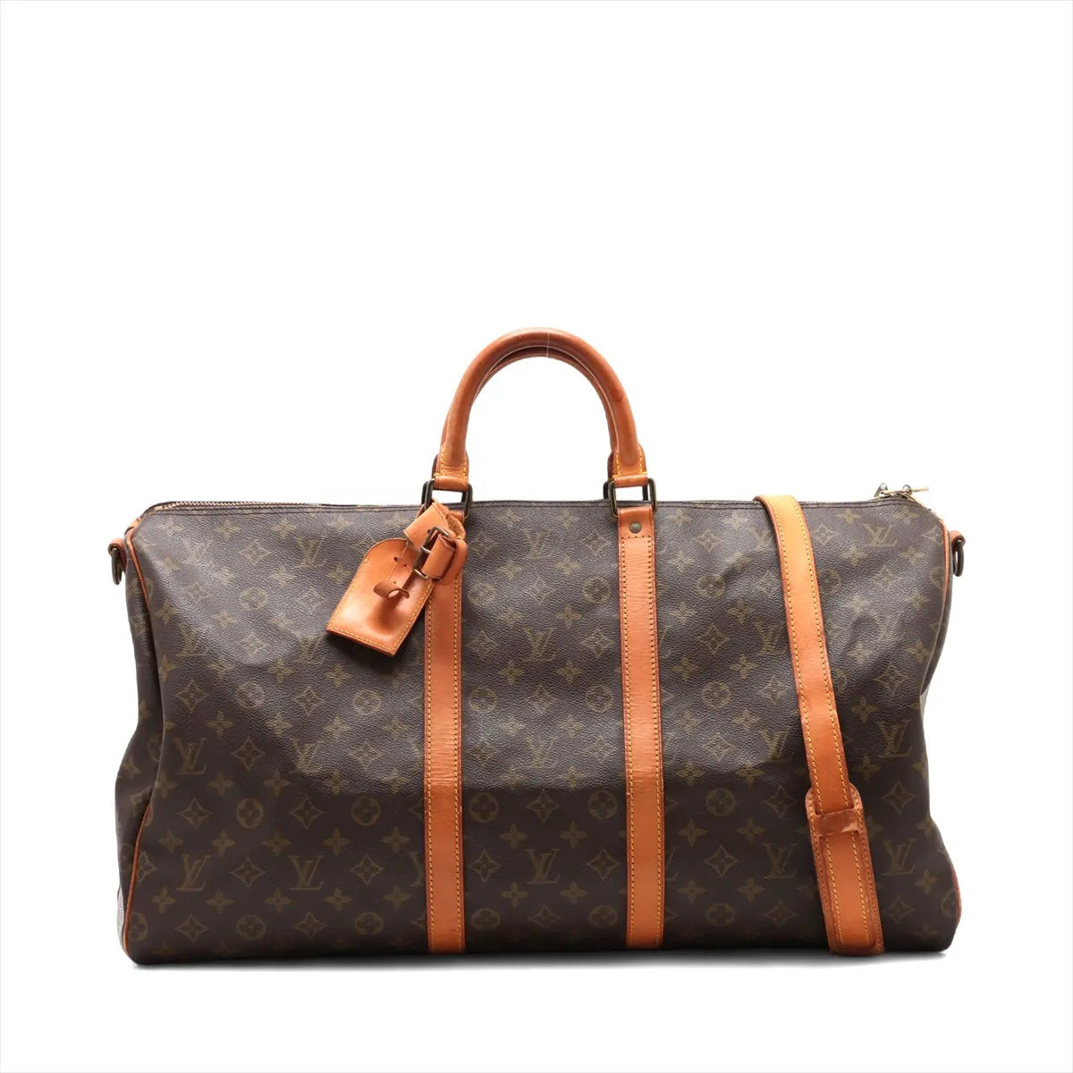 美品 ルイヴィトン モノグラム キーポル バンドリエール 55 M41414 2WAY ボストン バッグ 斜め掛け 出張 旅行 メンズ MMM CT50-8