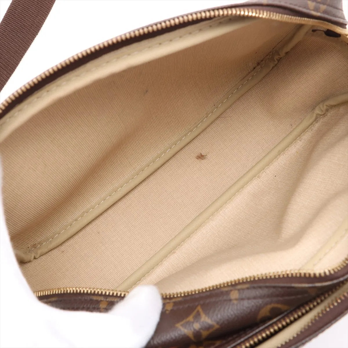 美品 ルイヴィトン モノグラム リポーター PM M45254 レザー ショルダーバッグ 斜め掛け クロスボディ トート レディース EEE CV52-1