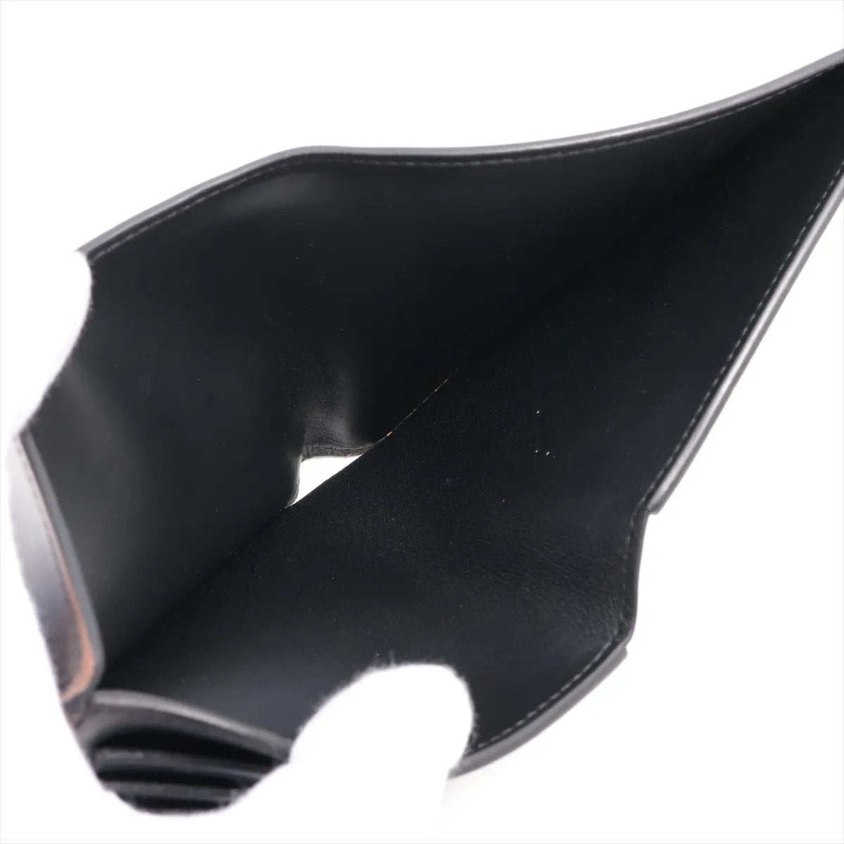 美品 ベルルッティ レザー 二つ折り 財布 コンパクト ウォレット ネイビー 紺 札入れ メンズ EEE CV50-4