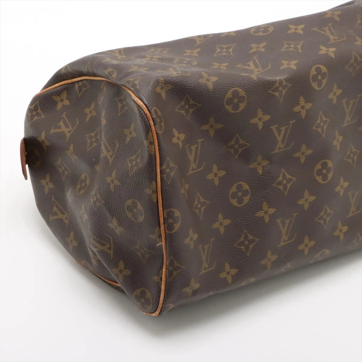 ルイヴィトン モノグラム スピーディ 30 M41526 レザー ミニ ボストン ハンドバッグ トート ブラウン 茶色 レディース EEE CV53-3