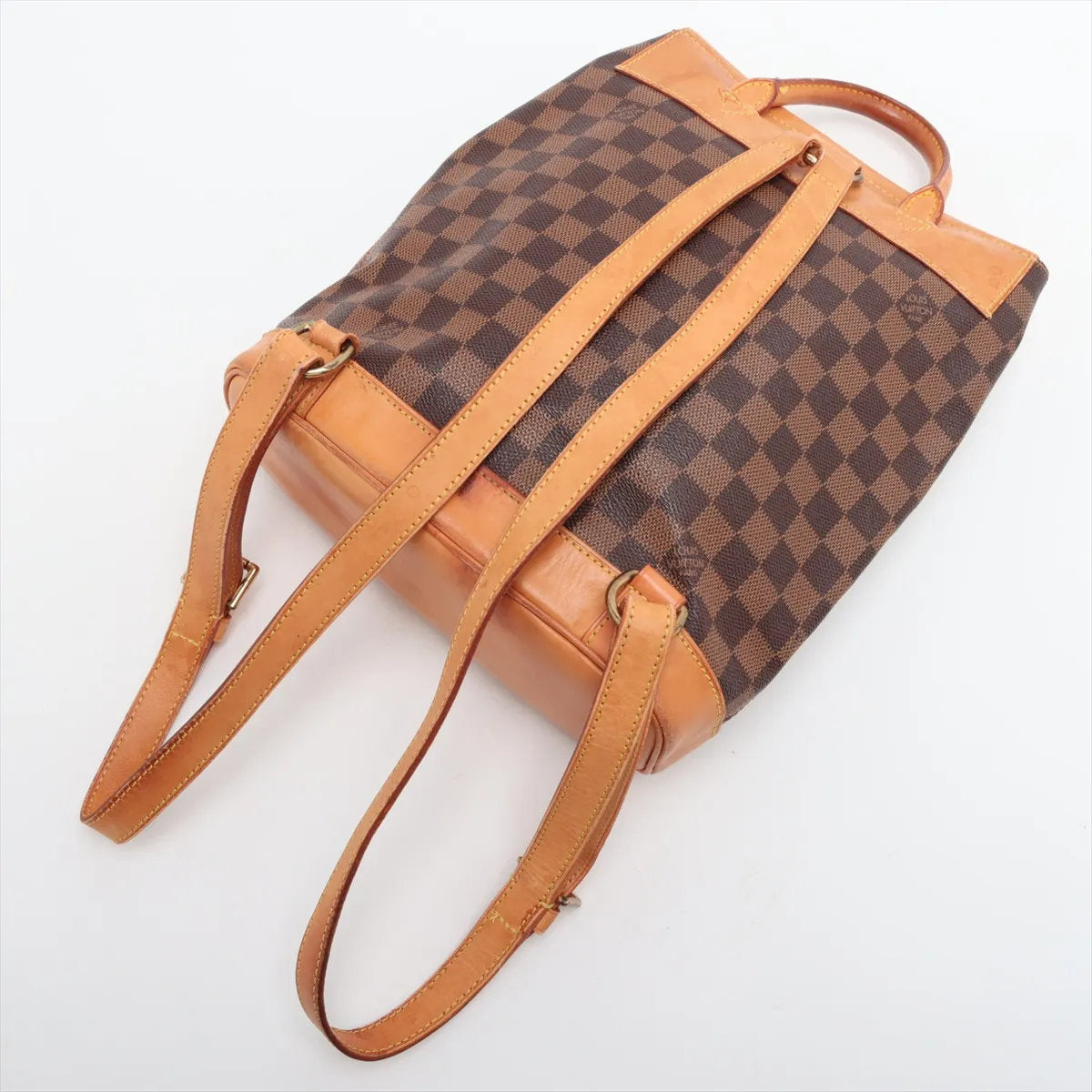 美品 ルイヴィトン ダミエ アルルカン N99038 レザー リュックサック リュック ショルダー バッグ レディース MMM CV54-7