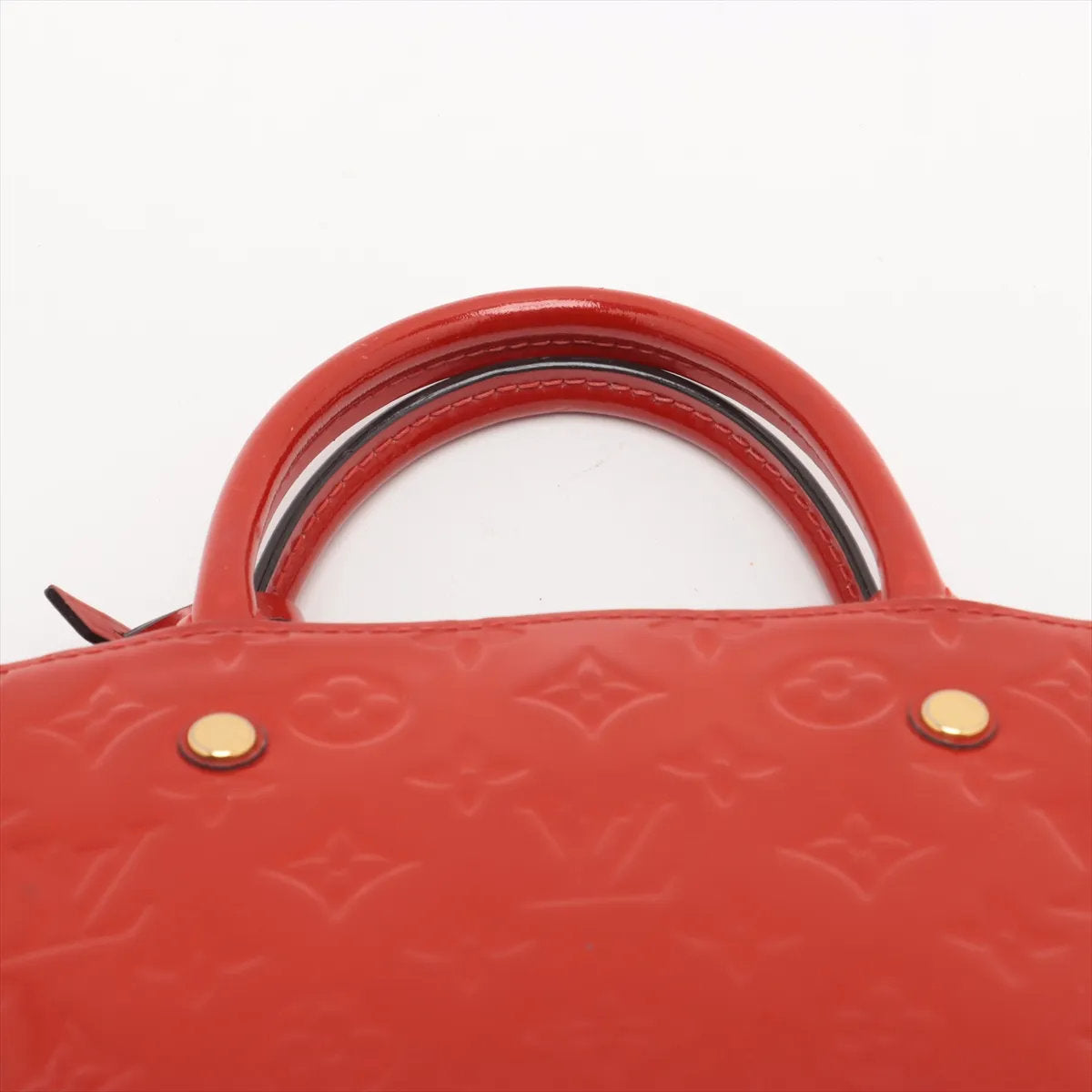 美品 ヴィトン モノグラム ヴェルニ モンテーニュ BB スリーズ M50170 2WAY ハンドバッグ 斜め掛け ショルダー レディース MMM CR51-9