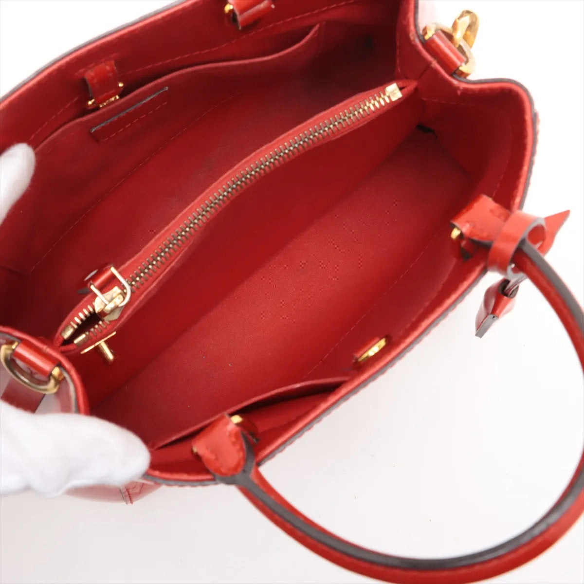 美品 ヴィトン モノグラム ヴェルニ モンテーニュ BB スリーズ M50170 2WAY ハンドバッグ 斜め掛け ショルダー レディース MMM CR51-9