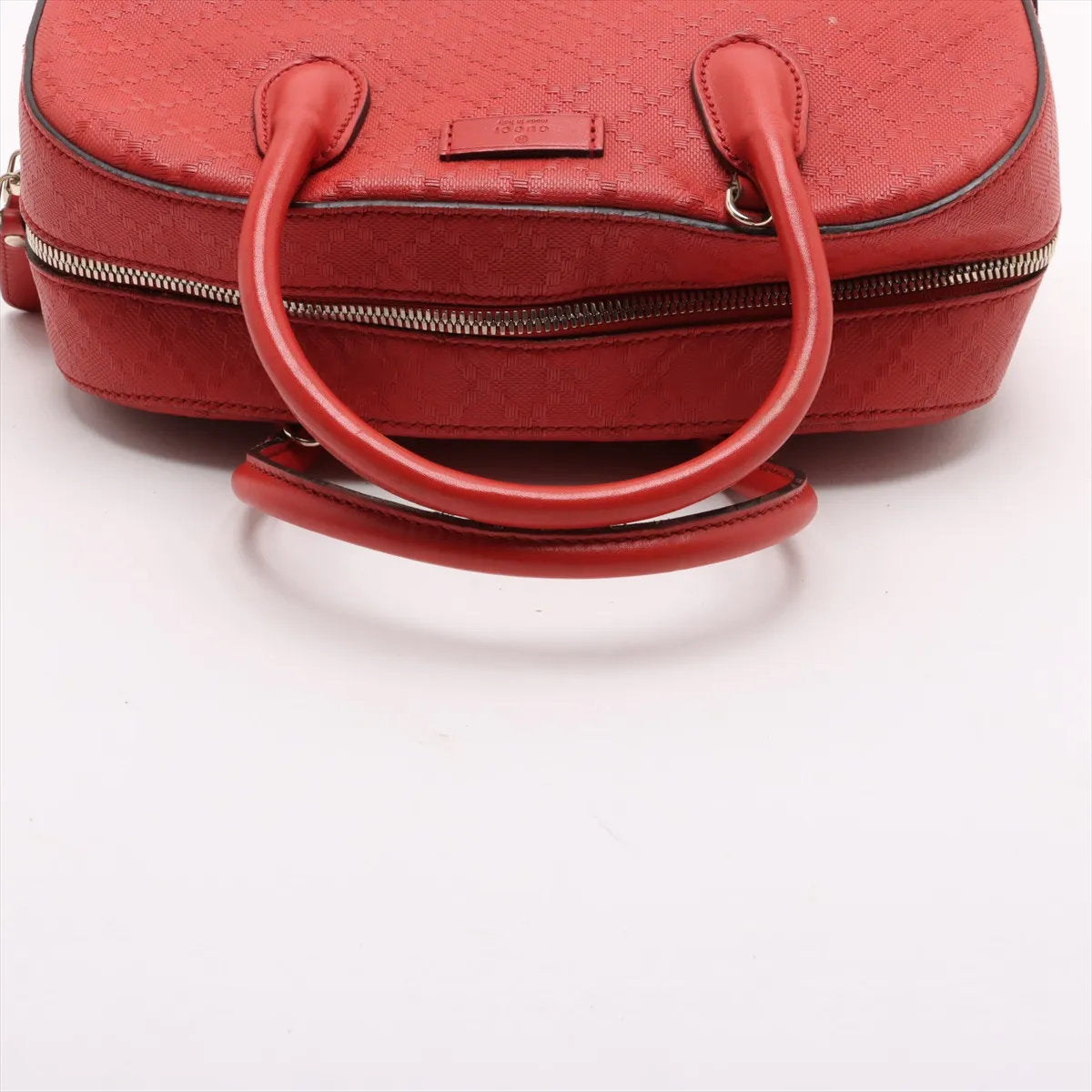 美品 グッチ ディアマンテ レッド 354224 レザー 2WAY ハンドバッグ 斜め掛け ショルダー 本革 ブランド レディース MMM CR52-10