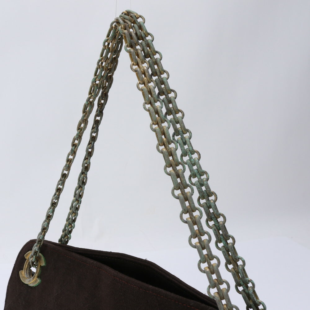 シャネル マトラッセ ステッチ チェーン 2WAY ショルダーバッグ 肩掛け トート ハンド ブラウン レザー レディース MMM BR19-8