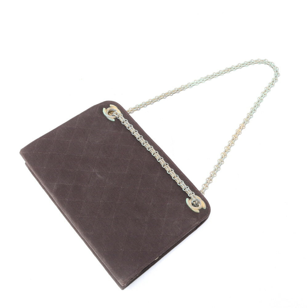 シャネル マトラッセ ステッチ チェーン 2WAY ショルダーバッグ 肩掛け トート ハンド ブラウン レザー レディース MMM BR19-8