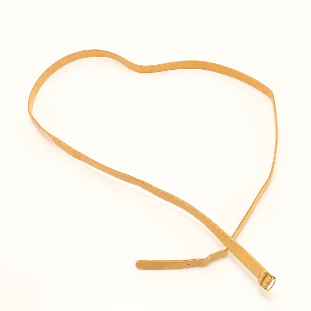 オールド グッチ レザー ショルダーストラップ 斜め掛け バッグ 用 アクセサリー ダブルG クラッチ ブラウン レディース EHM 1205-H130