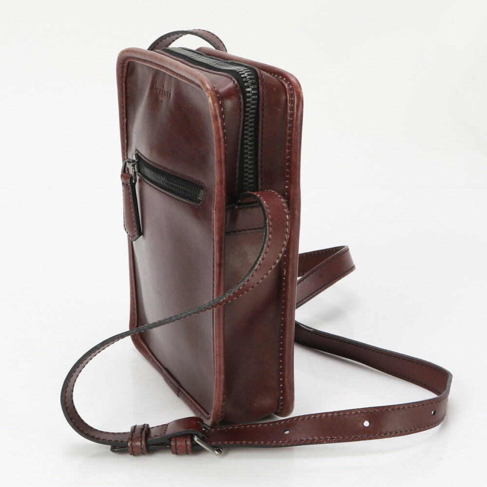 美品 ベルルッティ ジャーナリスト レザー ショルダーバッグ 斜め掛け メッセンジャー ビジネス 通勤 ブランド 高級 MRY AV1-10