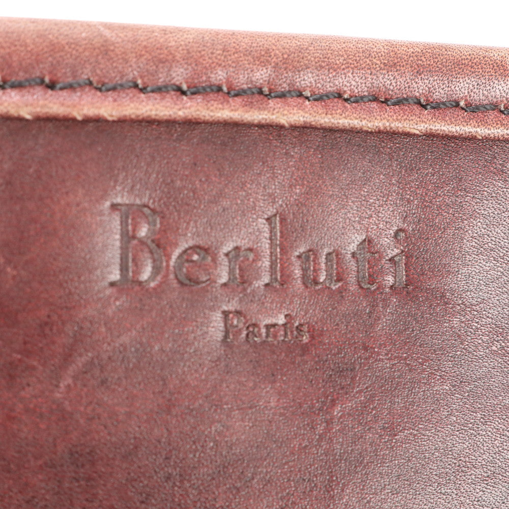 美品 ベルルッティ ジャーナリスト レザー ショルダーバッグ 斜め掛け メッセンジャー ビジネス 通勤 ブランド 高級 MRY AV1-10